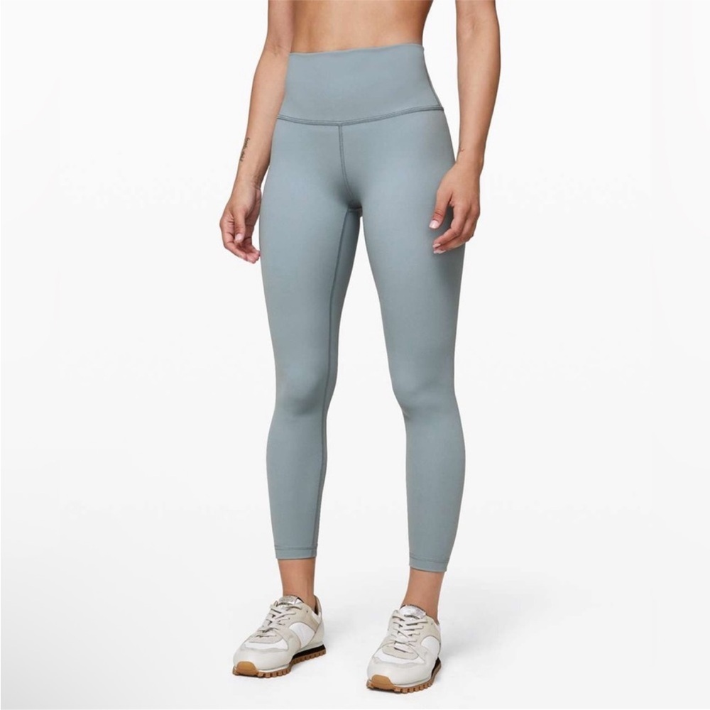 Lululemon Wunder Under High Rise Tight 25 Full On Luxtreme Chambray Blue Sz 4
